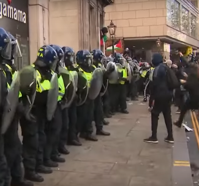 Répression de manifestations pro-palestiniennes