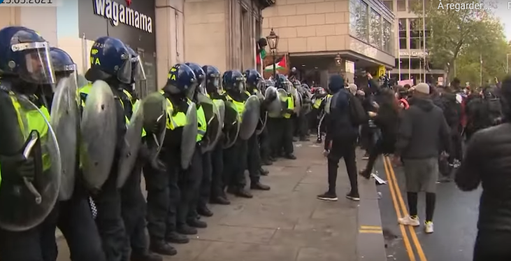 Répression de manifestations pro-palestiniennes