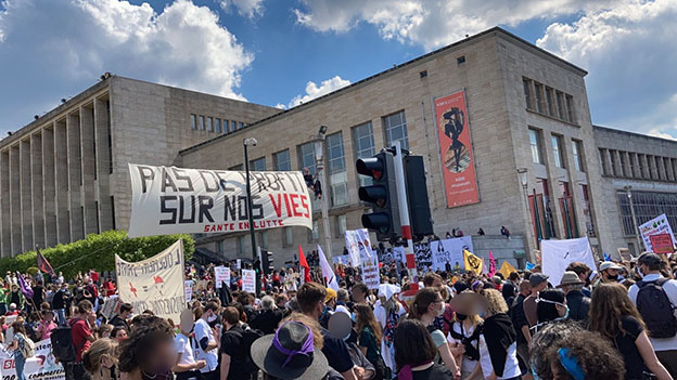 Manifestation de la Santé en Lutte 