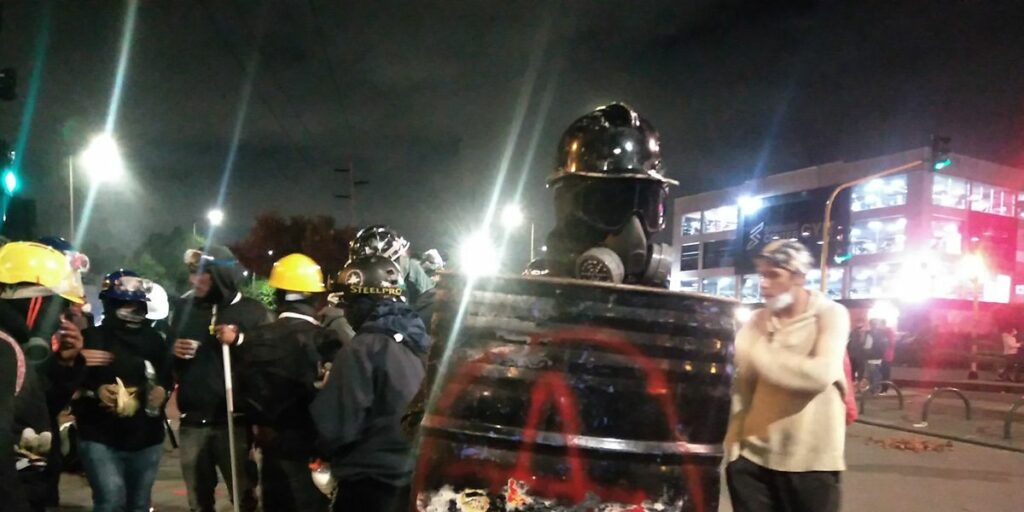 Affrontements dans le cadre d'une grève nationale 