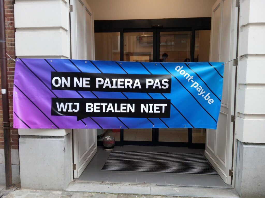 L'occupation du siège d'Écolo