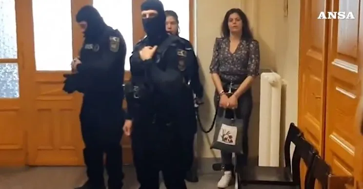Ilaria Salis au tribunal de Budapest