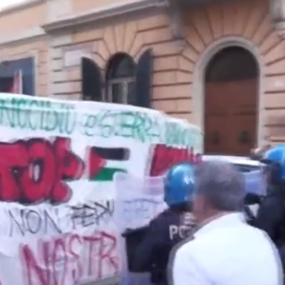 Affrontements entre des étudiants pro-palestiniens et la police à Rome