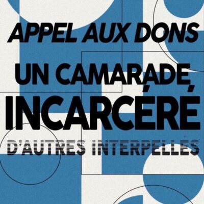 Campagne de soutien pour un militant incarcéré accusé d'avoir volé français