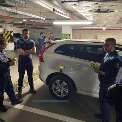 Entrainement des agents de Frontex à l'utilisation de nouveaux appareils