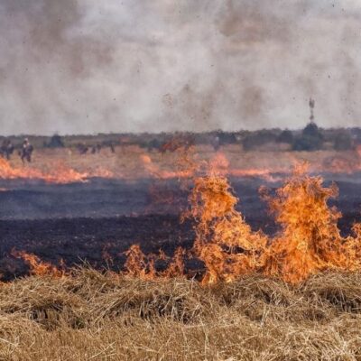 La gendarmerie provoque un incendie en tentant d’empêcher « Faire bassine arrière »
