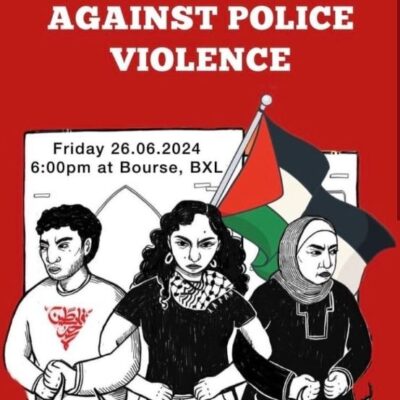 Manifestation contre la répression du mouvement palestinien à Bruxelles