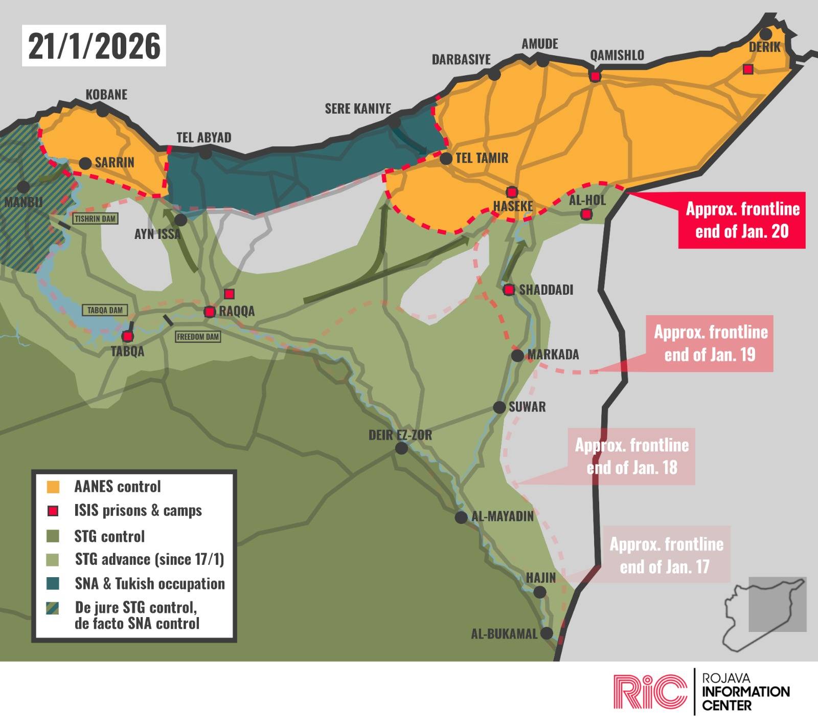 Rojava : Le point sur la situation et soirée d’information à Bruxelles