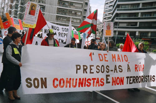 Manifestation du premier mai à Vigo
