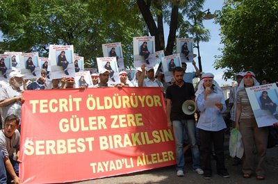 Manifestation pour Güler Zere en Turquie