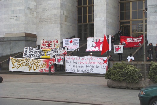 Délégation du SRI au palais de justice de Milan