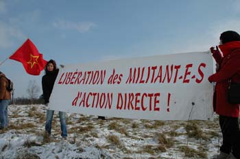 Manifestation à Bapaume pour Action Directe