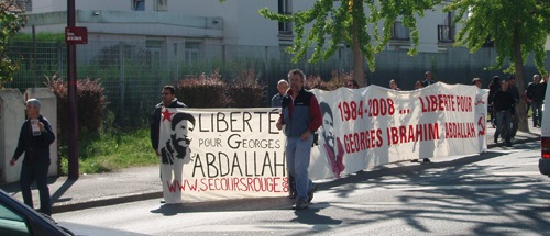 Manifestation pour GI Abdallah