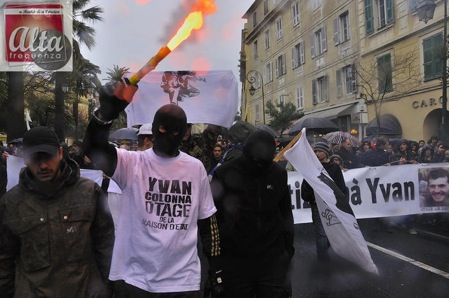 Manifestation en Corse