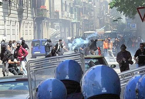 Manifestation à Turin