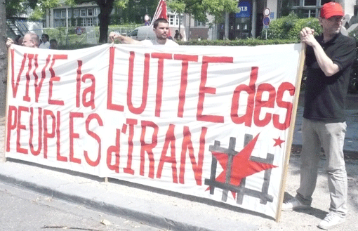 Manifestation pour le peuple iranien à Bruxelles