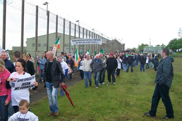 Manifestation pour les prisonniers républicains en Irlande