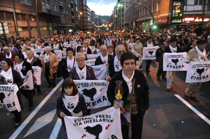 Manifestation pour les prisonniers d'ETA