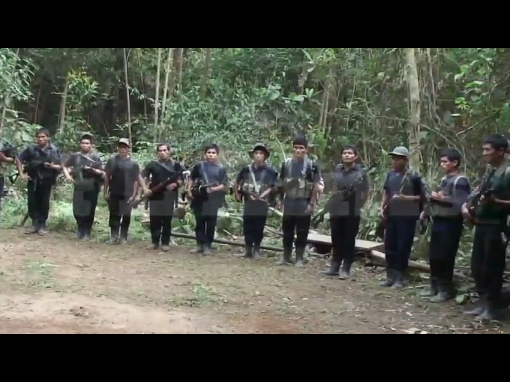 Forces antiguérilla au Pérou