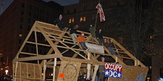 Cabane 'Occupy Wall Street' à Washington