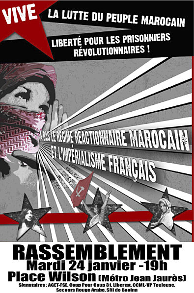 Manifestation pour les prisonniers marocains