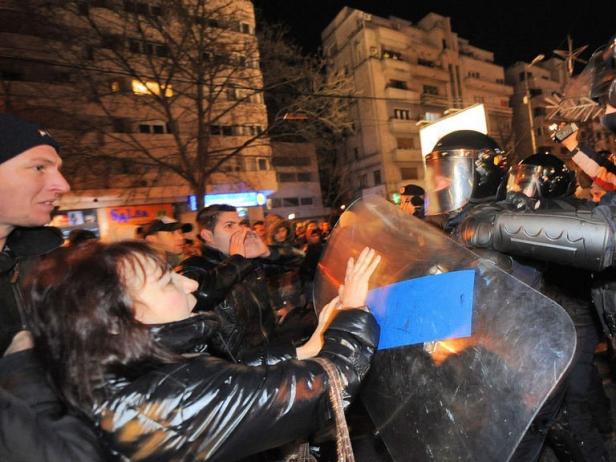 Manifestation à Bucarest