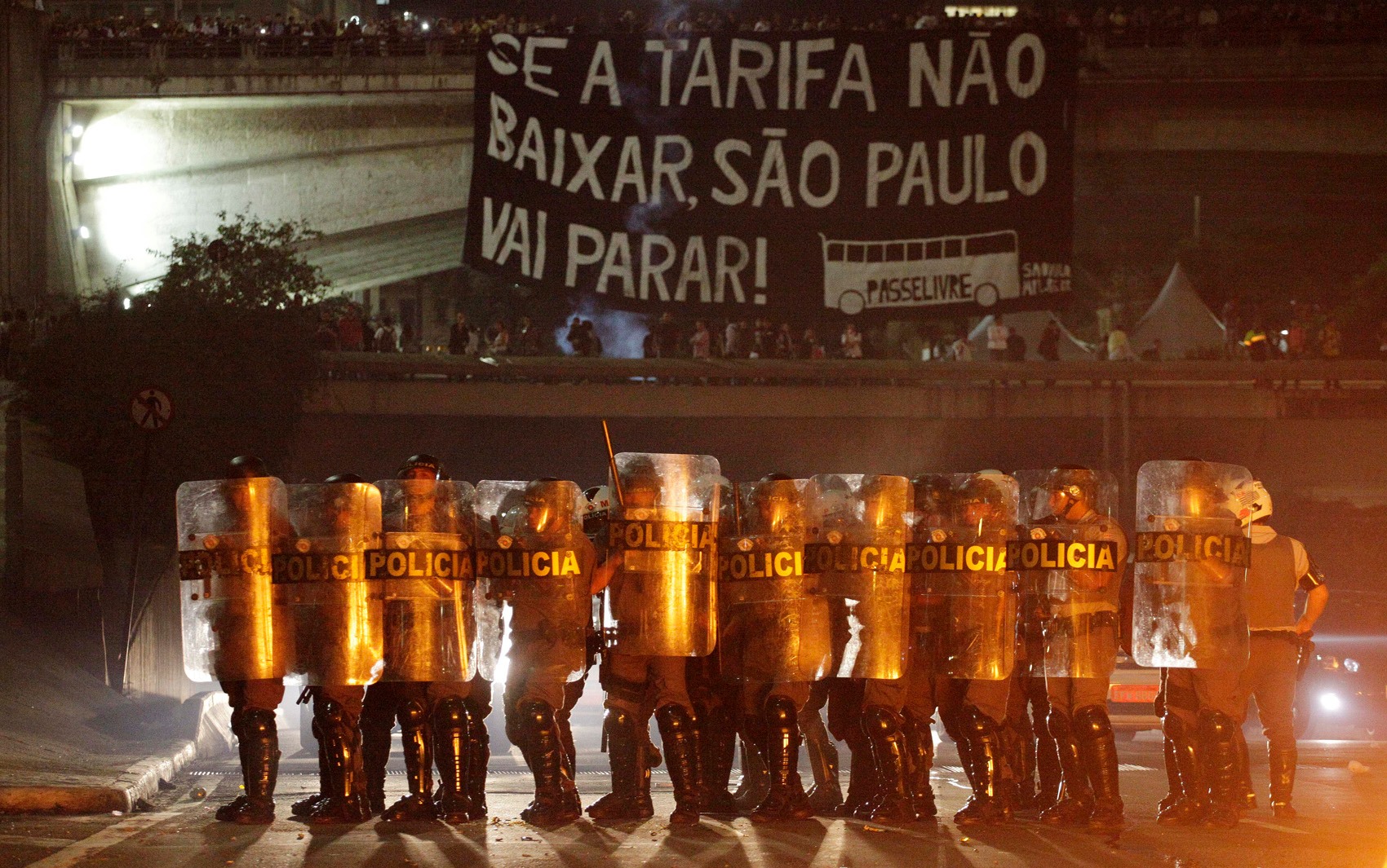 Manifestation à Sao Paulo