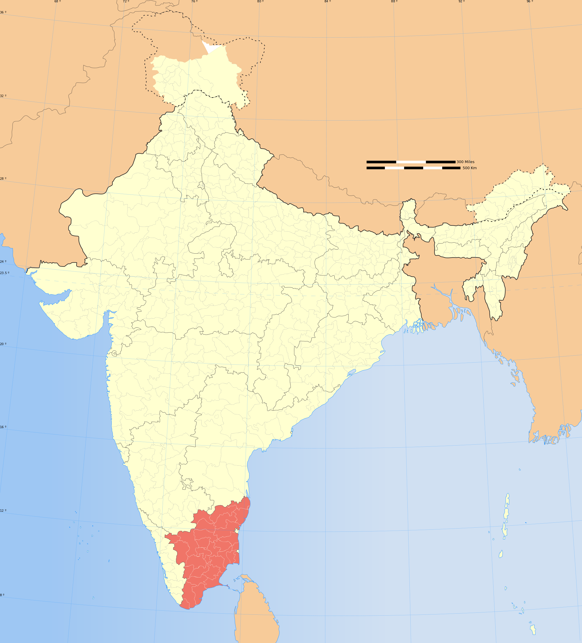 Etat du Tamil Nadu