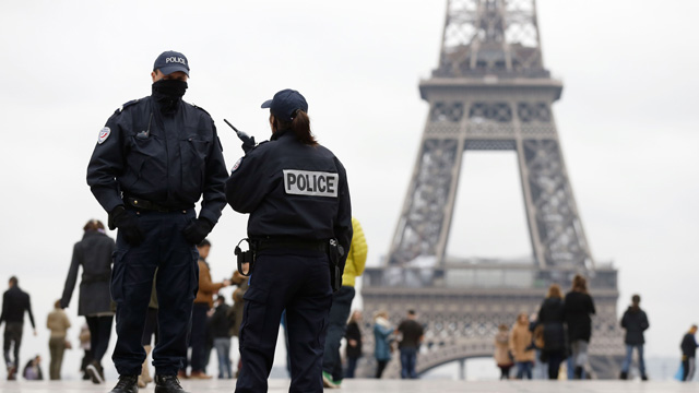 Dispositif policier à Paris
