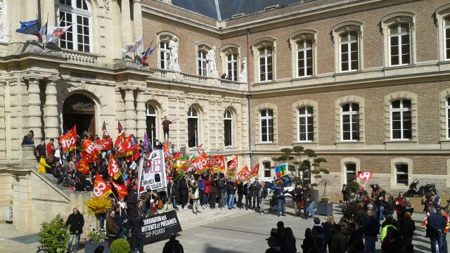 L'occupation de la mairie d'Amiens