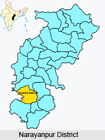 Le district de Narayanpur dans l'état de Chhattisgarh  