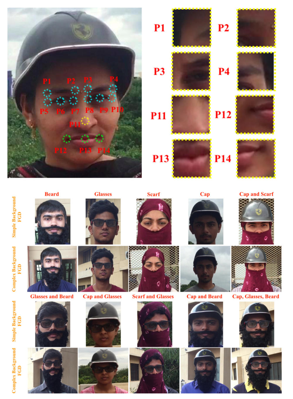 Disguised Face Identification