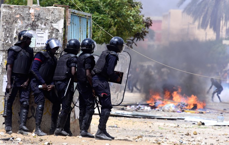 Les affrontements hier mercredi à Dakar