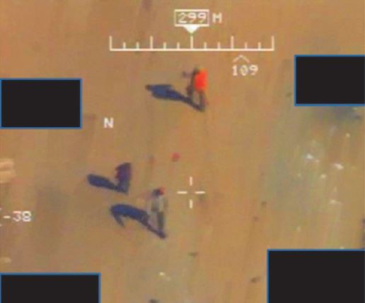 Image prise d'un drone-tueur Reaper