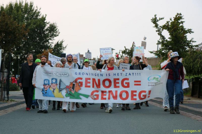 La manifestation à Groningen