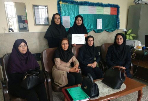 Enseignantes en grève en Iran