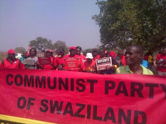 Militants du Parti Communiste du Swaziland
