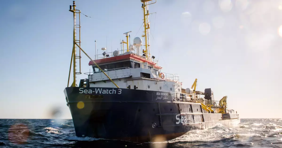 Le navire humanitaire Sea-Watch 3