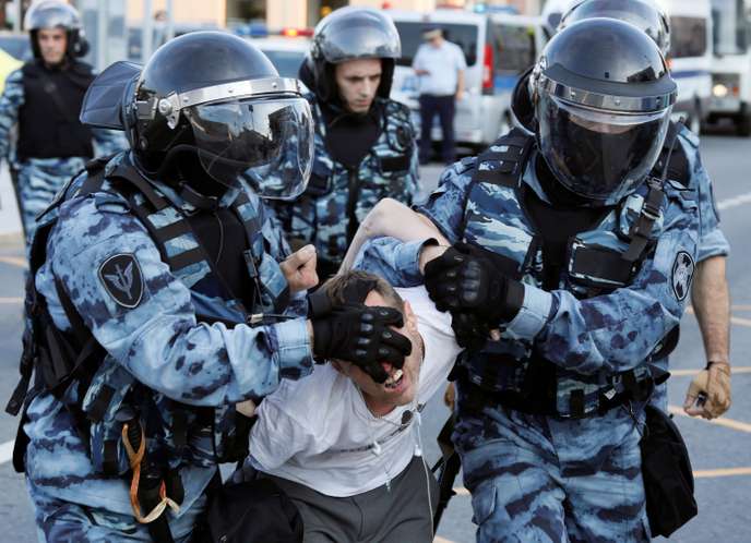 Arrestation ce samedi à Moscou