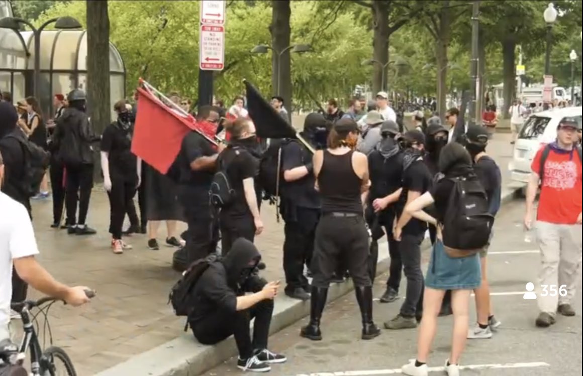 Antifas samedi à Washington DC