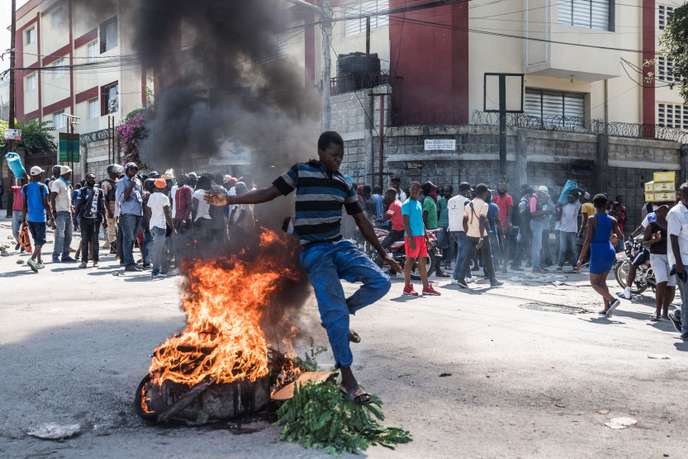 Manifestation à Port-au-Prince le 30 octobre