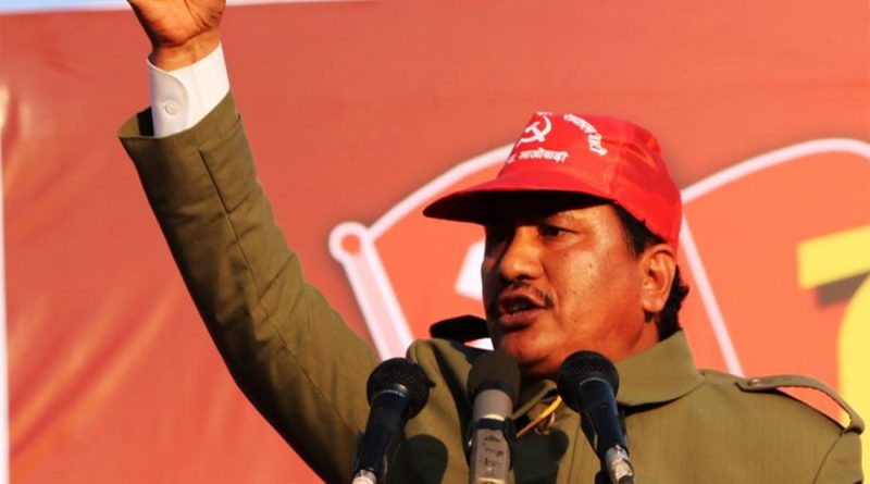 Netra Bikram Chand, dirigeant du Parti Communiste du Népal (maoïste) clandestin