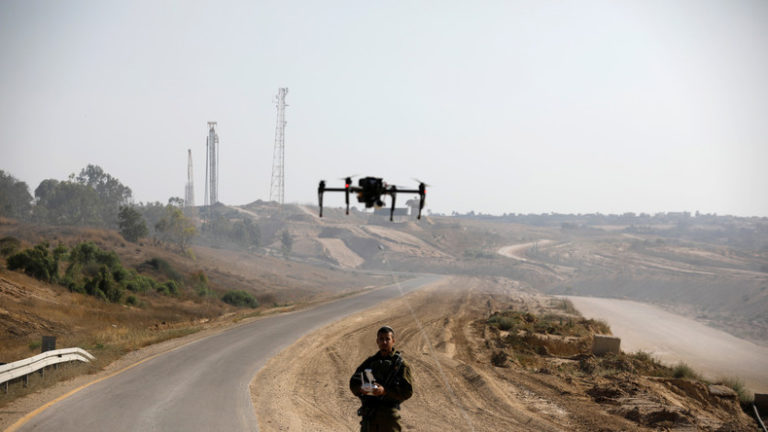 Drone Elbit en Palestine occupée
