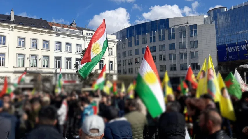 Rassemblement pour dénoncer le pogrom anti-kurde (25/03/2024)