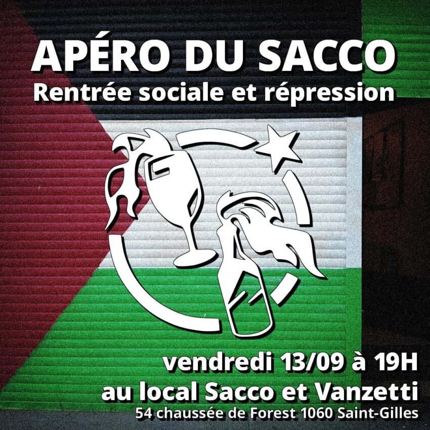 Apéro du Sacco 13/09/2024